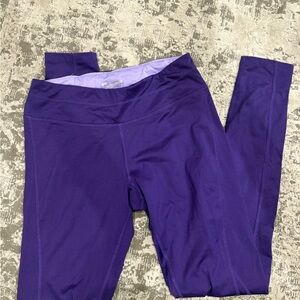 Purple fleece lined Leggings